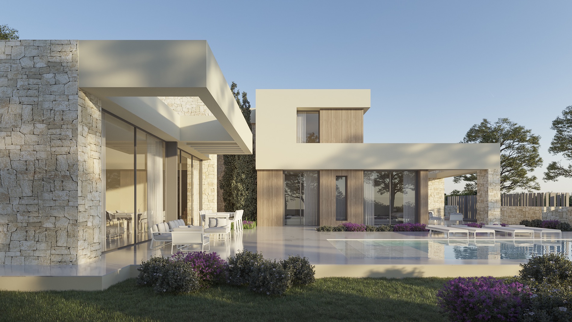 Moderne stijl villa met bouwvergunning in La Cala Javea