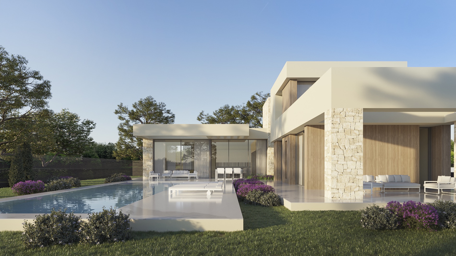 Moderne stijl villa met bouwvergunning in La Cala Javea