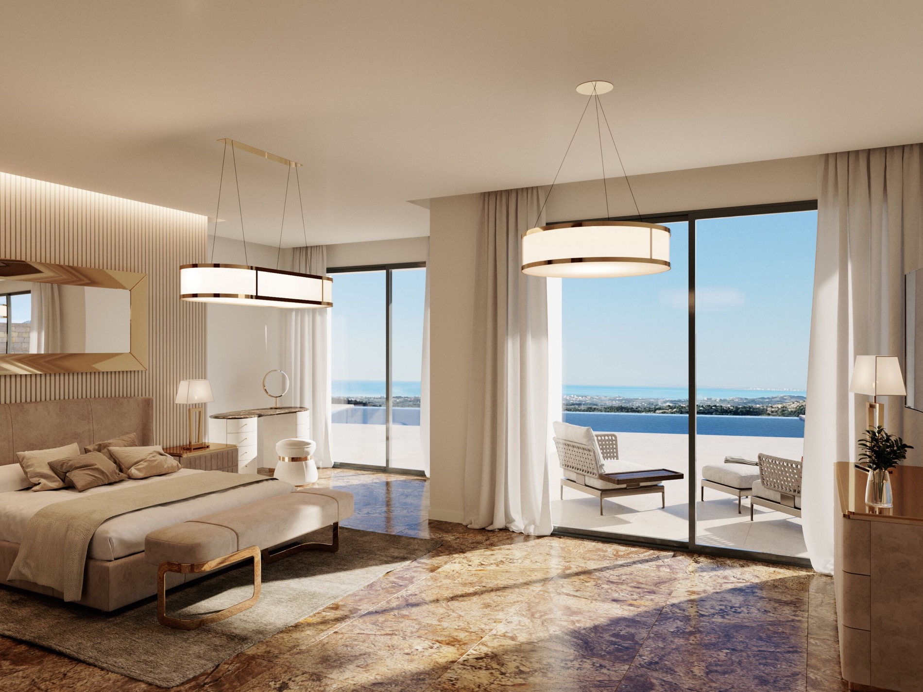 Neubau Luxusvilla zum Verkauf in Sea Hills Finestrat, Costa Blanca